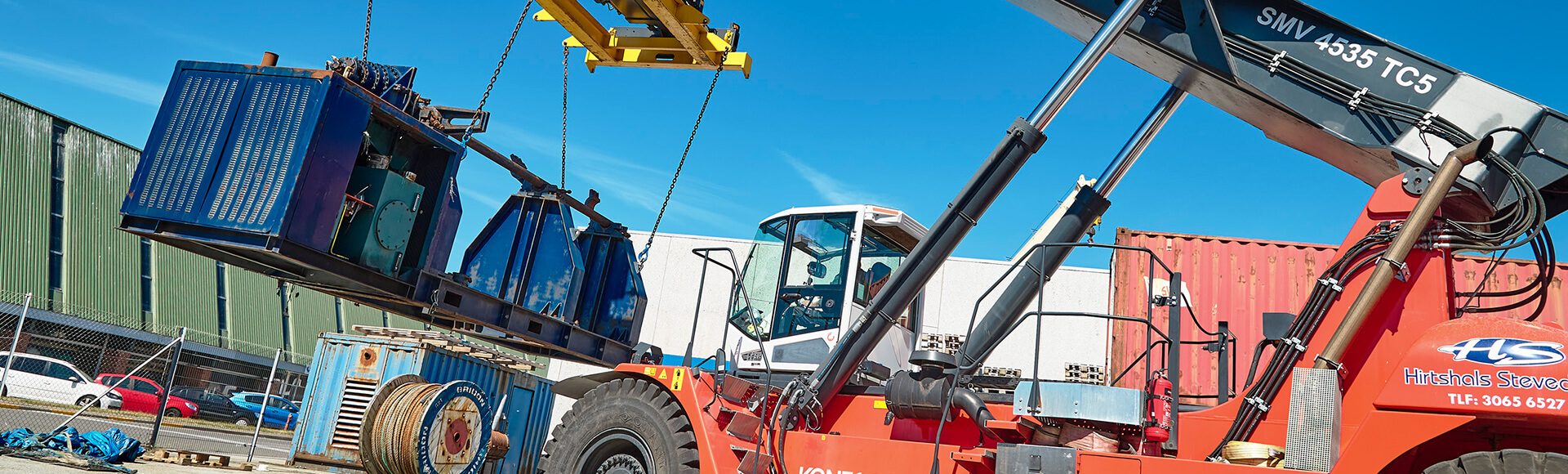 Hirtshals Stevedore väljer bättre begagnad reachstacker